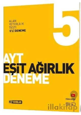 AYT Eşit Ağırlık 5 Li Genel Deneme