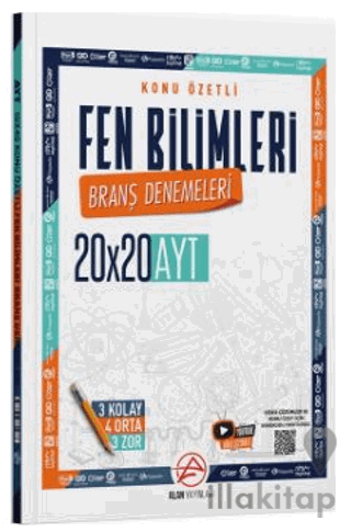 AYT Fen Bilimleri Konu Özetli 20 x 20 Branş Denemeleri
