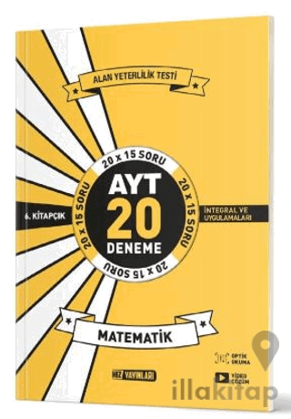 AYT Matematik 20 li İkinci Dönem Deneme 6. Kitap