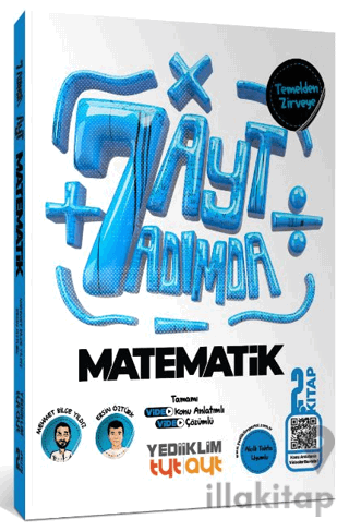 AYT Yedi Adımda Temelden Zirveye Matematik Tamamı Video Konu Anlatımlı ve Tamamı Video Çözümlü Soru Bankası 2. Kitap