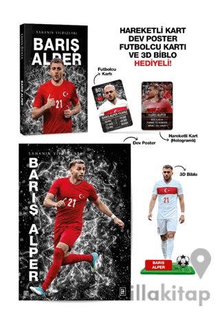 Barış Alper - Sahanın Yıldızları - 3D Biblo, Hareketli Kart, Dev Poste