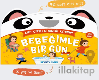 Bebeğimle Bir Gün - Cırt Cırtlı Etkinlik Kitabım (2+ Yaş)