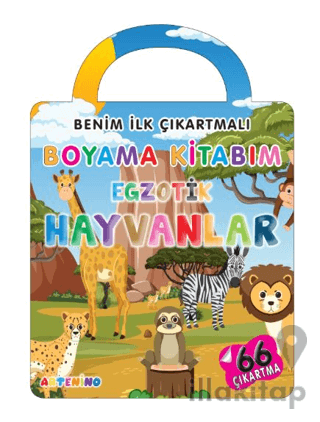 Benim İlk Çıkartmalı Boyama Kitabım – Egzotik Hayvanlar