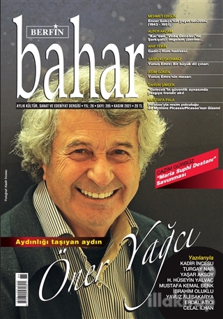 Berfin Bahar Aylık Kültür Sanat ve Edebiyat Dergisi Sayı: 285 Kasım 20