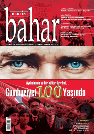 Berfin Bahar Aylık Kültür Sanat ve Edebiyat Dergisi Sayı: 308 Ekim 202