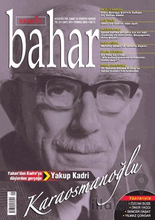 Berfin Bahar Dergisi Sayı: 341 Temmuz 2026