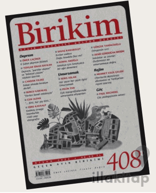 Birikim Aylık Sosyalist Kültür Dergisi Sayı: 408 Nisan 2023