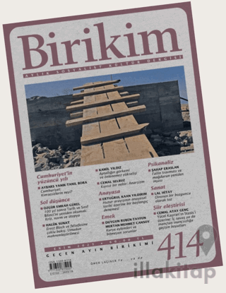 Birikim Aylık Sosyalist Kültür Dergisi Sayı: 414 Ekim 2023