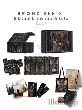 Bronz Serisi 6 Kitaplık Mıknatıslı Kutu