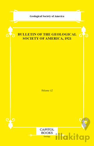 Bulletin of the Geological Society of America, 1921