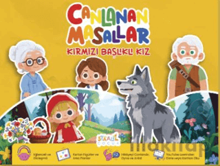 Canlanan Masallar - Kırmızı Başlıklı Kız - Okul Öncesi Etkinlik Kartla