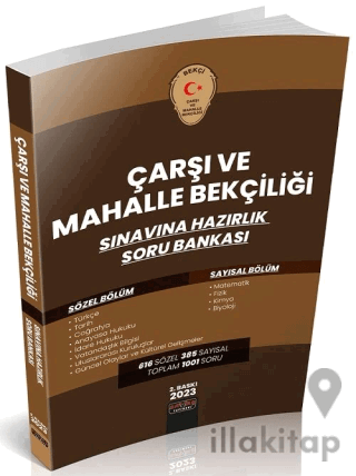 Çarşı ve Mahalle Bekçiliği Sınavlarına Hazırlık Soru Bankası