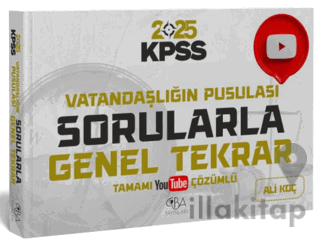 CBA Yayınları 2025 KPSS Vatandaşlık Vatandaşlığın Pusulası Sorularla G