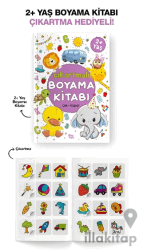 Çıkartmalı Boyama Kitabı / 2 Yaş +
