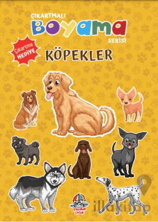 Çıkartmalı Boyama Serisi - Köpekler