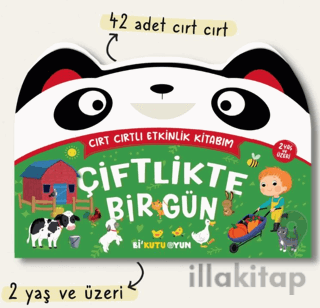 Cırt Cırtlı Etkinlik Kitabım - Çiftlikte Bir Gün (2+ Yaş)