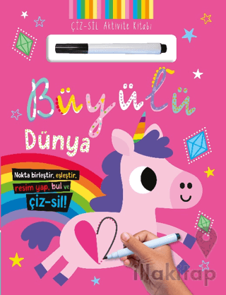 Çiz – Sil Aktivite Kitabı Büyülü Dünya
