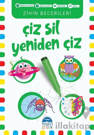 Çiz Sil Yeniden Çiz (Yeşil Kitap)