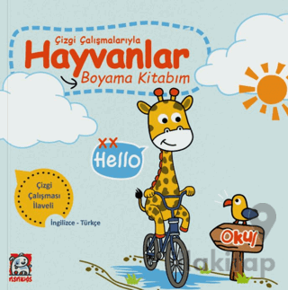 Çizgi Çalışmalarıyla Hayvanlar Boyama Kitabım