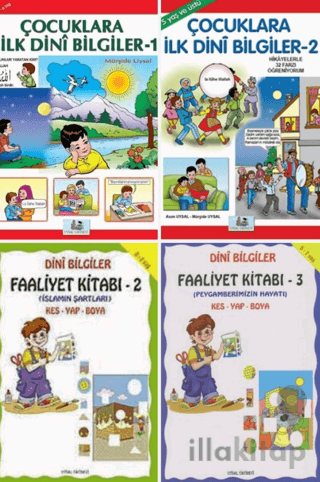 Çocuklar İçin Faaliyetli ve Etkinlikli Temel Dini Bilgiler Seti (4 Kit