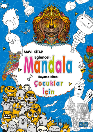 Çocuklar İçin Mandala Mavi