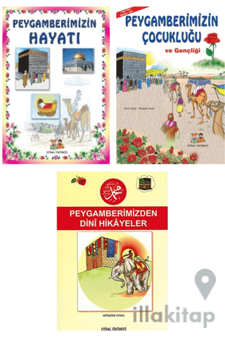 Çocuklar İçin Peygamberimizin Hayatı ve Hikayeleri (3 Kitap)