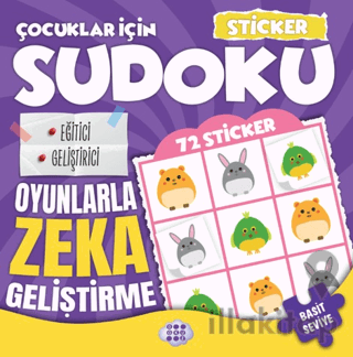 Çocuklar için Sudoku - Sticker Hediyeli Basit Seviye 2