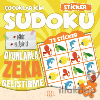 Çocuklar için Sudoku - Sticker Hediyeli Orta Seviye 2