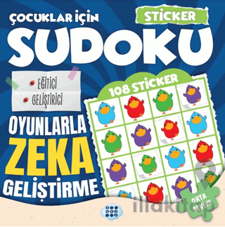 Çocuklar için Sudoku - Sticker Hediyeli Orta Seviye 3