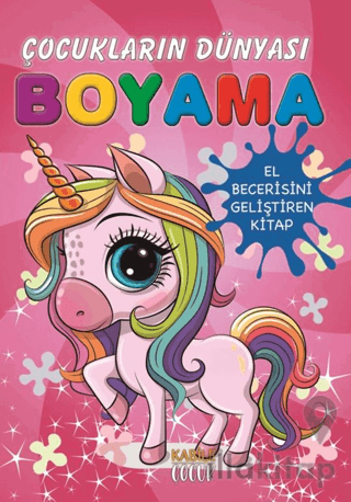 Çocukların Dünyası Boyama Kitabı 5 - Tek Boynuzlu At