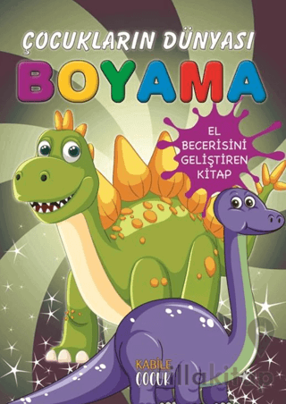 Çocukların Dünyası Boyama Kitabı 8 – Kayıp Dinozorlar