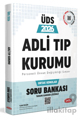 Data Yayınları Adli Tıp Kurumu 2026 ÜDS Ortak Konular Soru Bankası (Tamamı Karekod Çözümlü )