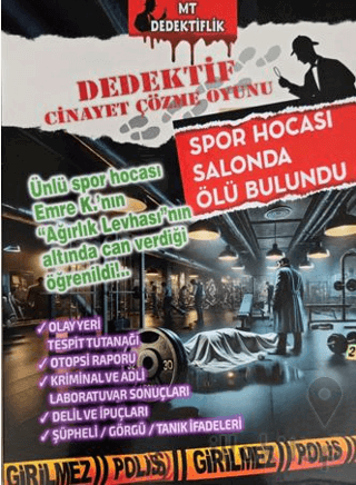 Dedektiflik Cinayet Çözme Oyunu - Spor Hocası Salonda Ölü Bulundu