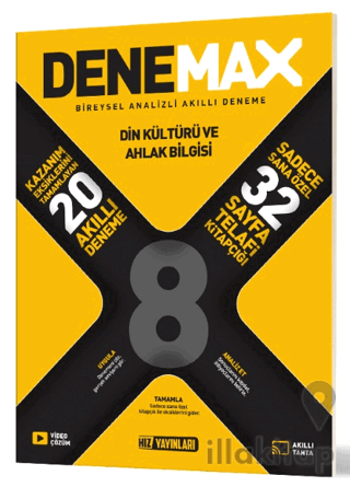 Denemax 8. Sınıf Din Kültürü ve Ahlak Bilgisi 20'li Akıllı Deneme