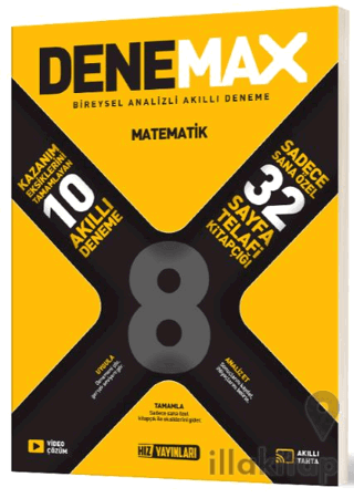 Denemax 8. Sınıf Matematik 10’lu Akıllı Deneme