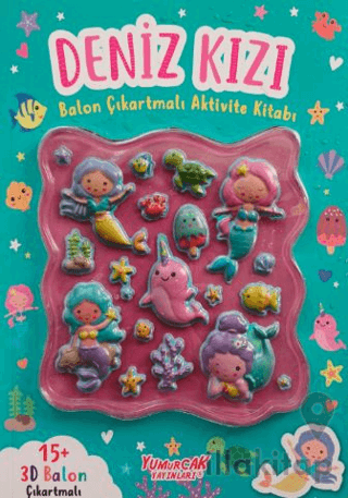 Deniz Kızı Balon Çıkartmalı Aktivite Kitabı
