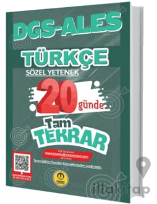 DGS ALES Türkçe 20 Günde Tam Tekrar Soru Bankası