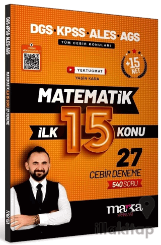 DGS KPSS ALES MEB-AGS Matematik YouTube Hocam İlk 15 Konu 27 Deneme Çö