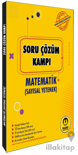 DGS Sayısal Yetenek (Matematik) Yıl Sonu Kamp Kitabı