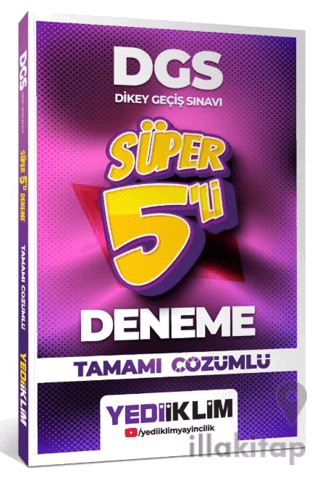 DGS Tamamı Çözümlü Süper 5'li Deneme
