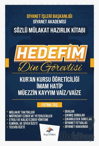 DİB Diyanet İşleri Başkanlığı Hedefim Din Görevlisi Sözlü Mülakat Konu Anlatımı Hazırlık Kitabı