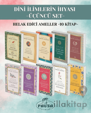 Dini İlimlerin İhyası Üçüncü Set Helak Edici Ameller (10 kitap)