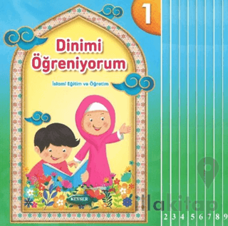 Dinimi Öğreniyorum İslami Eğitim ve Öğretim Seti 9 Kitap