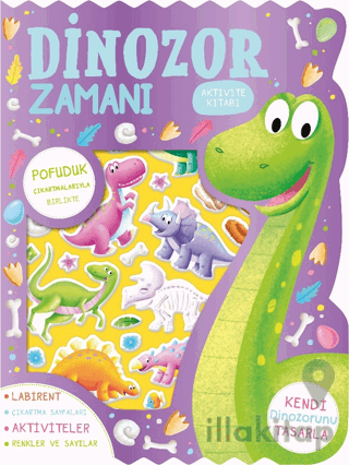 Dinozor Zamanı - Çıkartmalı Aktivite Kitabı