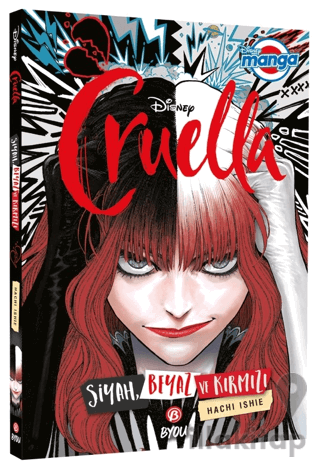 Disney Manga Cruella - Siyah, Beyaz ve Kırmızı
