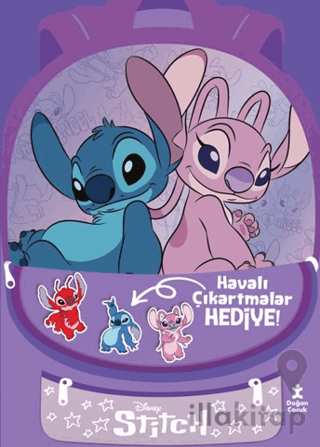Disney Stitch - Parıltılı Tatil Çantam Etkinlik ve Boyama Kitabı
