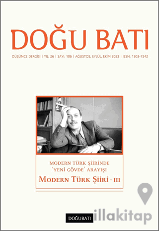 Doğu Batı Düşünce Dergisi Yıl: 26 Sayı: 106 - Modern Türk Şiiri 3