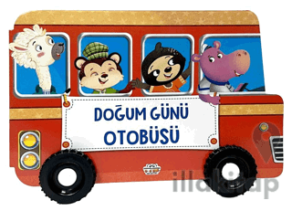 Doğum Günü Otobüsü Tekerlekli Kitaplar