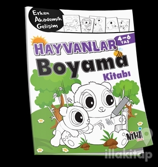 EAG Hayvanlar Boyama Kitabı 4-6 Yaş