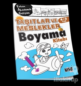 EAG Taşıtlar ve Meslekler Boyama Kitabı 4-6 Yaş